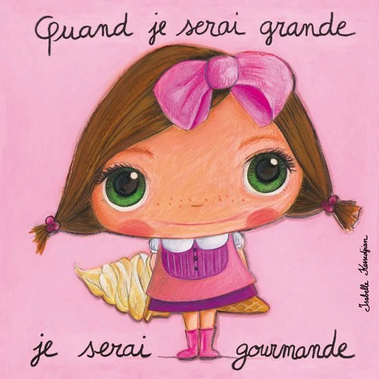 Tableau   Gourmande        15 x 15 cm   de               Label Tour
