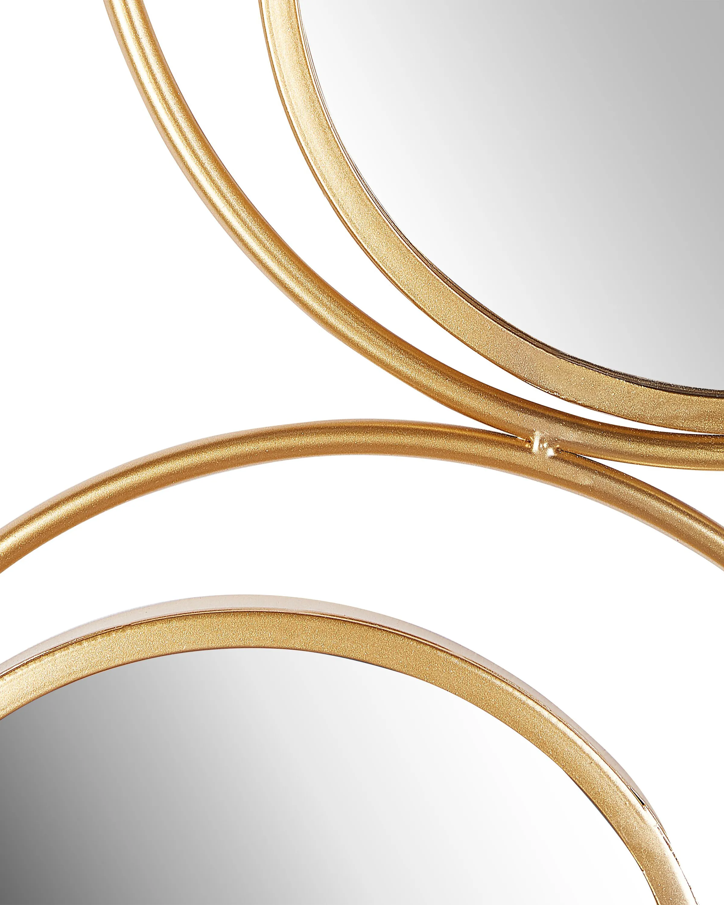 Wandspiegel LESCAR 50 cm 80 cm Metaal Goud