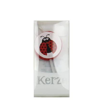 Trötsch Kerze in Marienkäferform