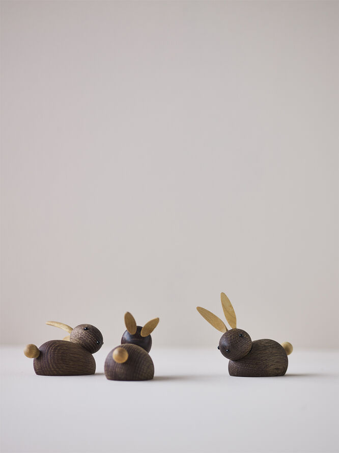Lucie Kaas Skjøde kanin 5,5 cm. Brun