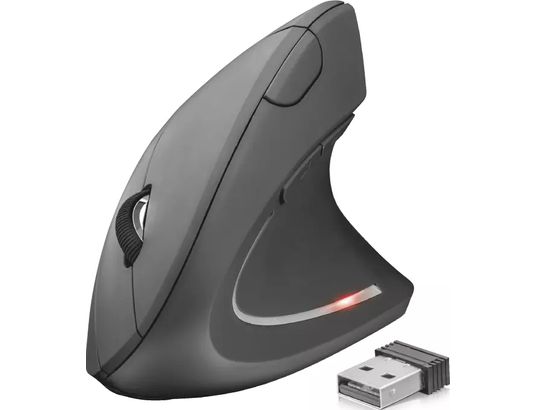 TRUST - Souris sans fil Verto Ergonomic Wireless Mouse Noir - 22879