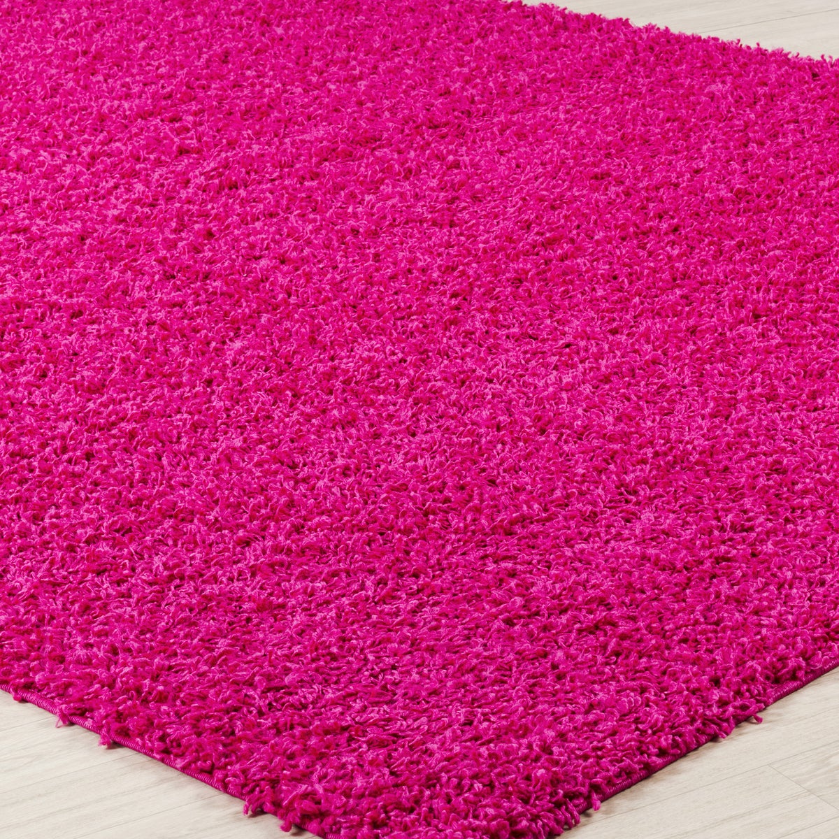 Modern hoogpolig shaggy vloerkleed Fuchsia 80x150 cm LILLY