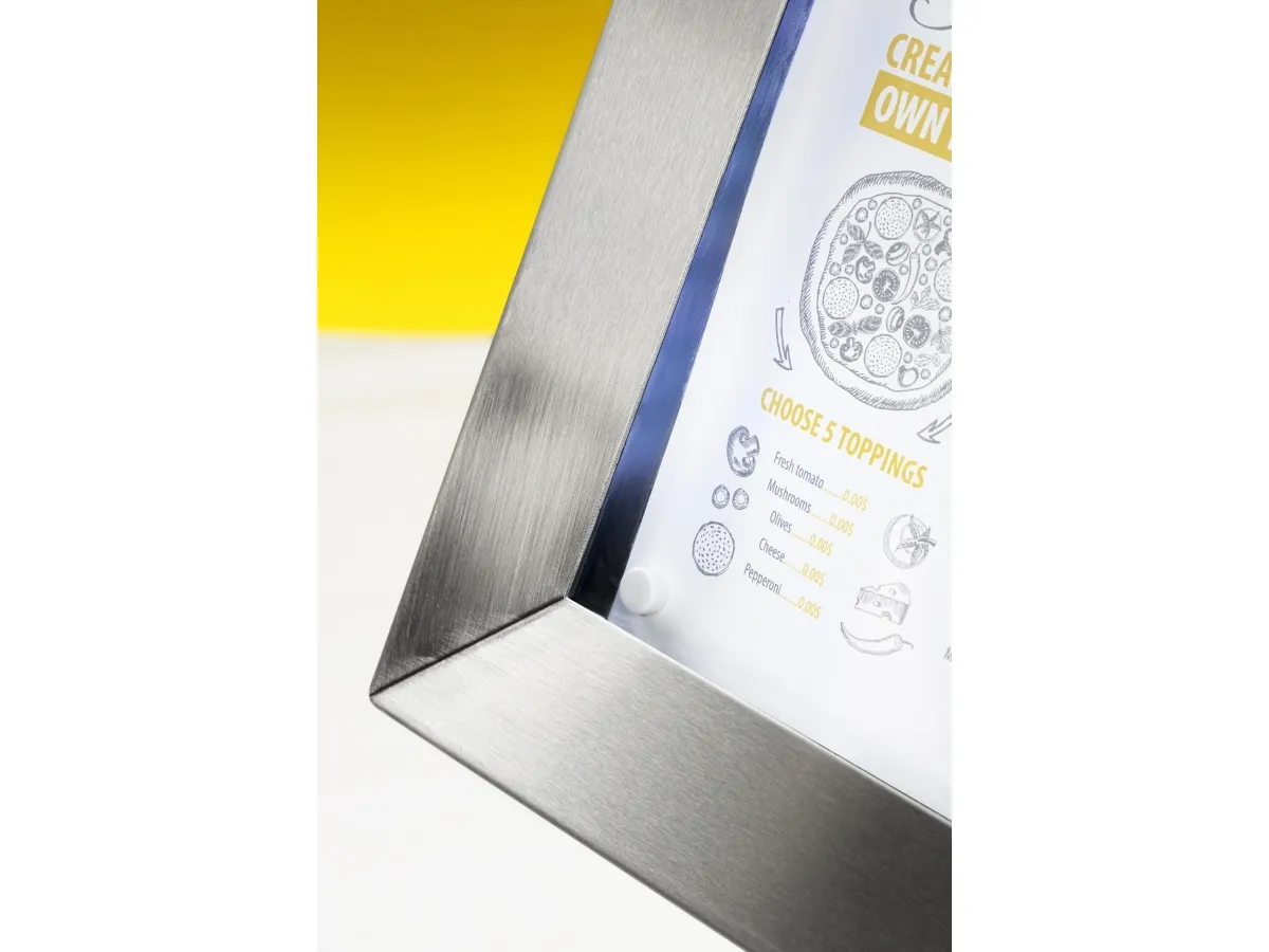 Securit® 6xA4 STAINLESS STEEL informationsdisplay