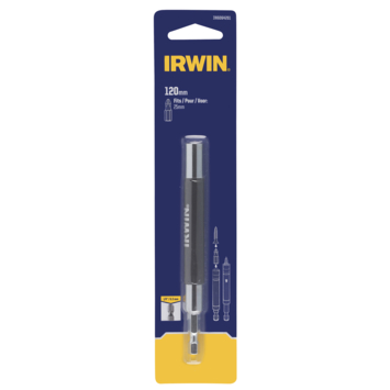 Irwin schroefgeleider 120 mm met hex aansluiting voor snel en recht schroeven.
