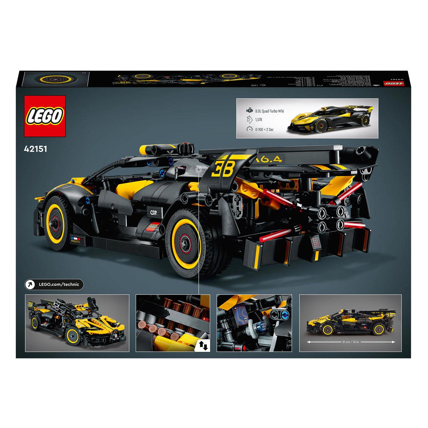 LEGO Technic 42151 Bugatti Bolide