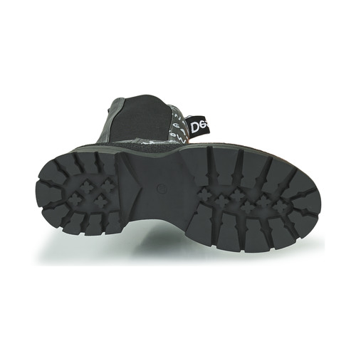 Desigual - SHOES CHELSEA HIGH LETTERING - Noir
