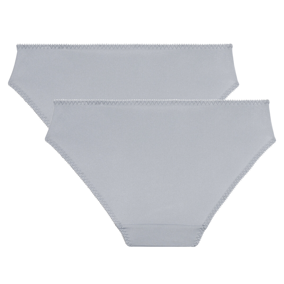 ANNE WEYBURN<br>Conjunto de 2 calcinhas em renda e microfibra, Anthea