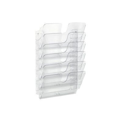 Durable Flexiplus - Trieur mural porte-document - 6 cases A4 horizontal - transparent