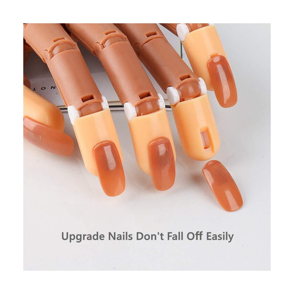 Nail Art mannekenghånd for negler