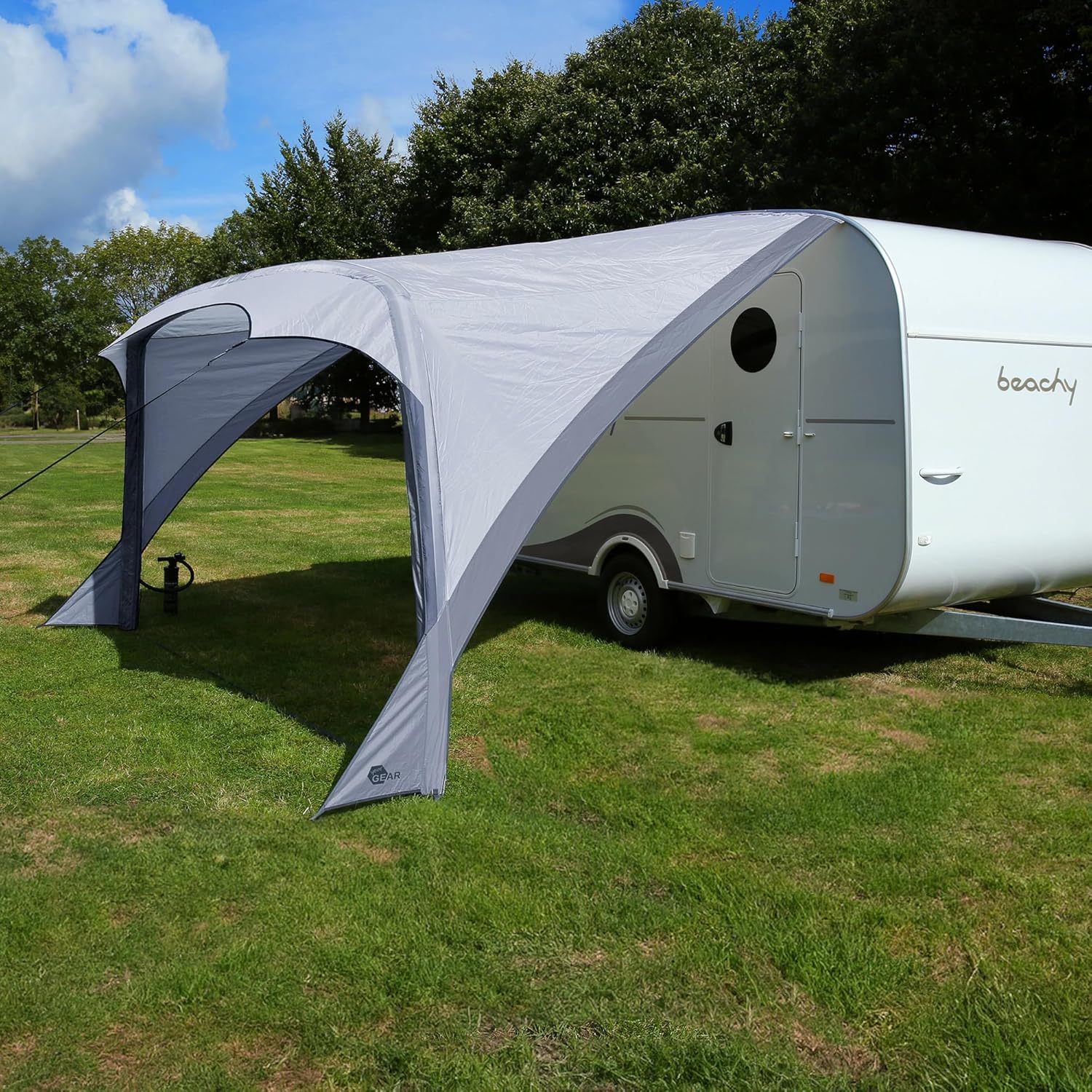 your GEAR Amalfi Air - Sonnensegel Vorzelt UV 50+ für Wohnwagen Beachy 360/420/450 von Hobby (Gr. 420)