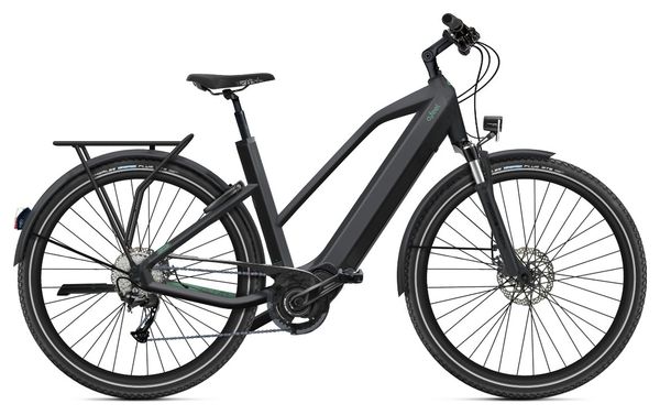 VTC Électrique O2 Feel iSwan Explorer Mid 6.2 Shimano Alivio 9V 540 Wh 26'' Noir Intense