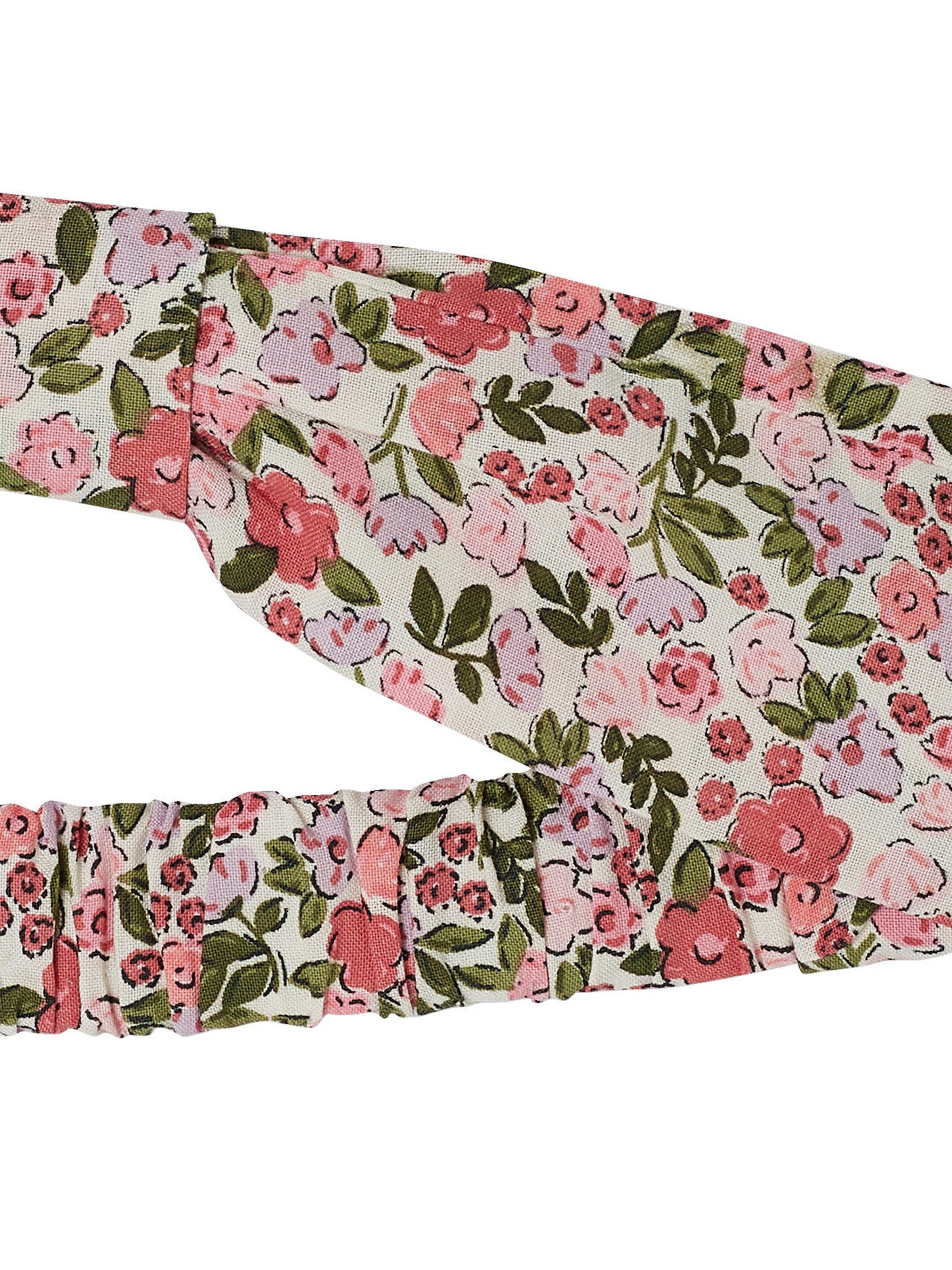 Vertbaudet Baby-Set: Kurzoverall & Haarband wollweiß