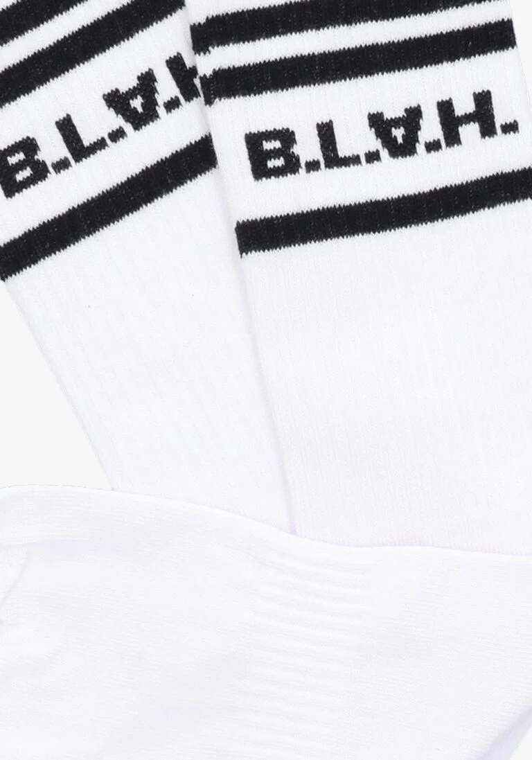 B.L.A.H. witte b.l.a.h. sokken blach socks