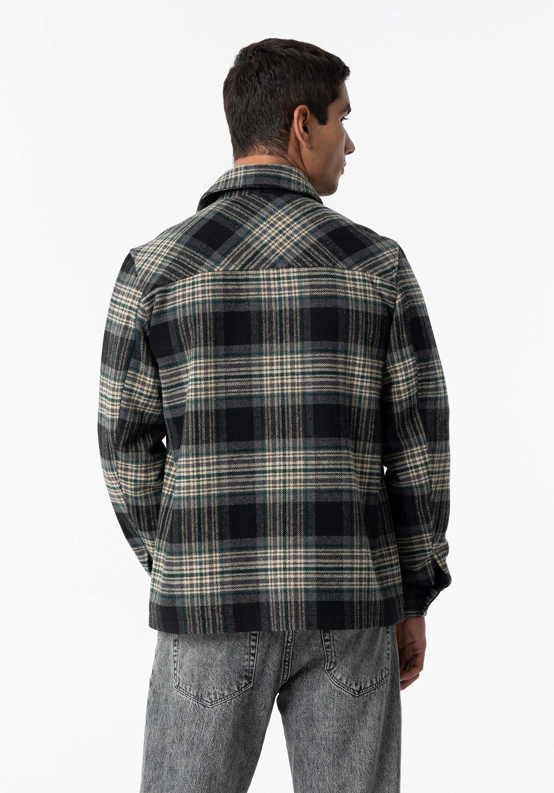 Casaco Shacket Xadrez