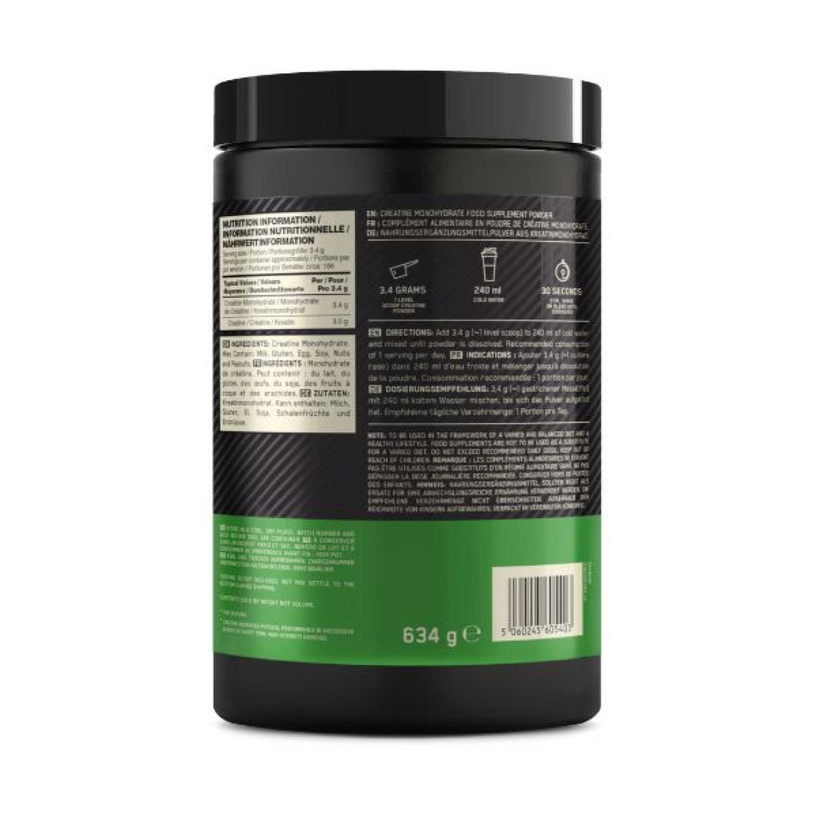 Creatina Micronizada em Pó Optimum Nutrition 317g