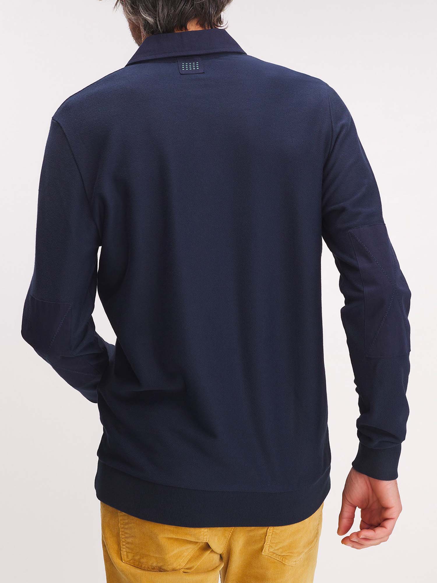 Polo Homme Manches Longues Marine