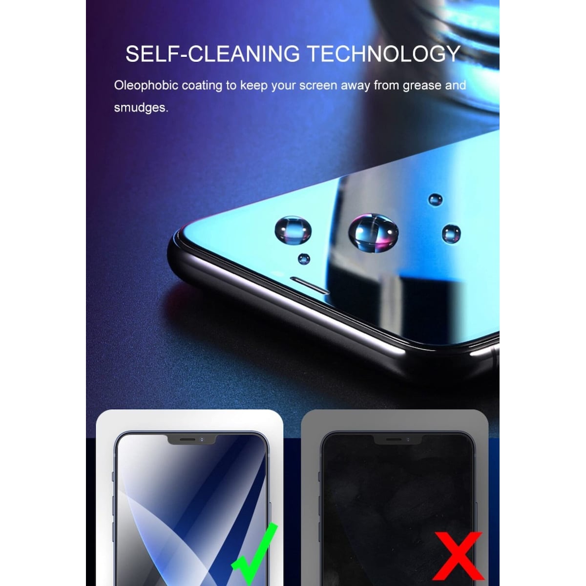 Skjermbeskytter i herdet glass Gjennomsiktig iPhone 14 Pro