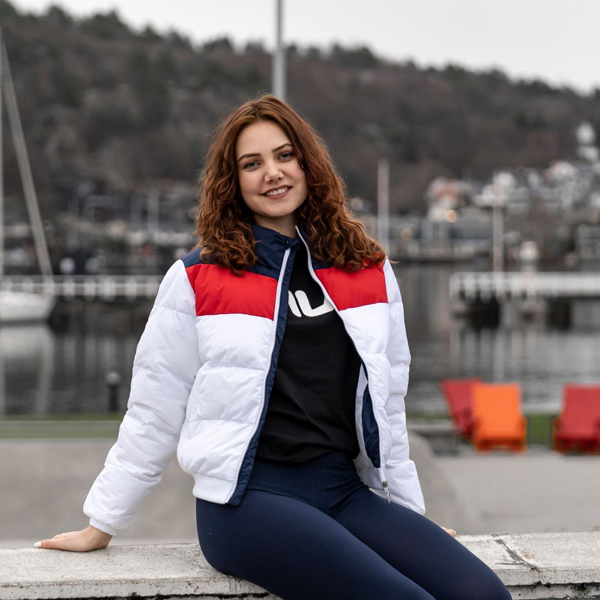 FILA<br>WOMEN IRIS puffer jacket