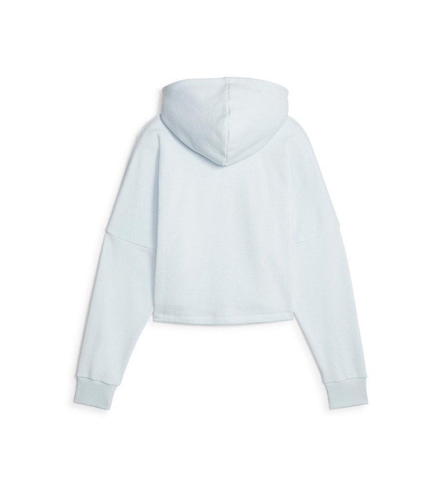 Moletom curto Puma Essential Logo, azul