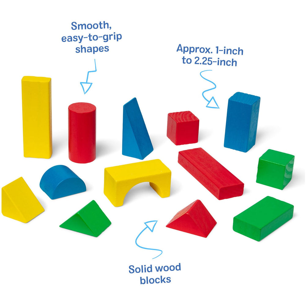 Køb Melissa & Doug Multifarvet Træklodser 100Pcs