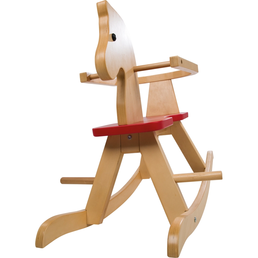 roba Schaukelpferd Holz, farbig lackiert