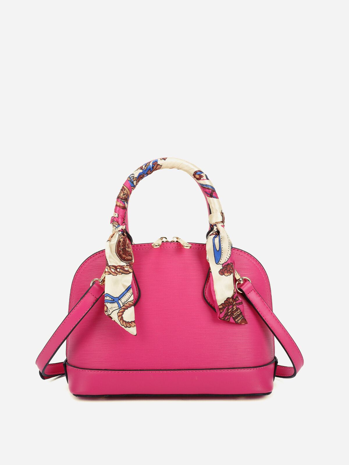 Petit sac à main avec ruban- Rose bonbon