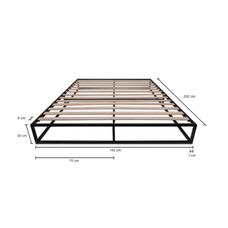 Luxe Metalen Bedframe