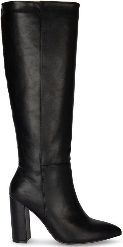 POSH by Poelman - LAUREN - Hoge Laars - Zwart - 9,5 cm Hakhoogte