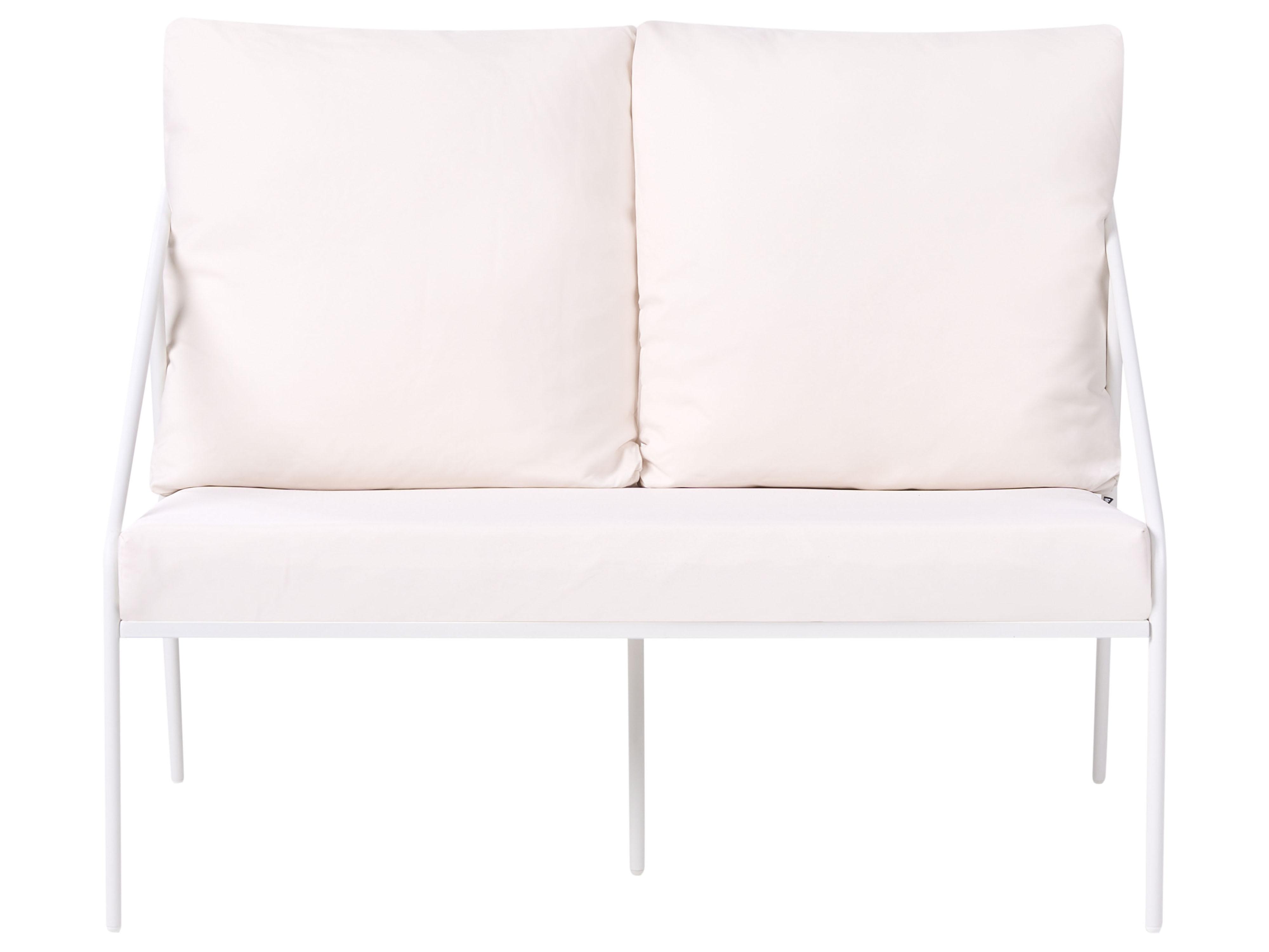 Loungeset met tafel 4-zits USTICA Metaal Wit