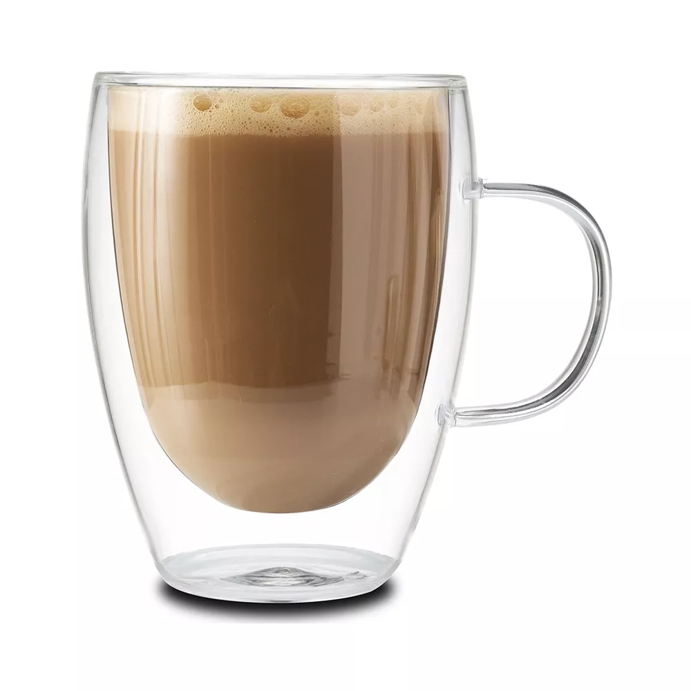 Berlinger Haus Kaffe Glas 300ml 2er Set mit Griff