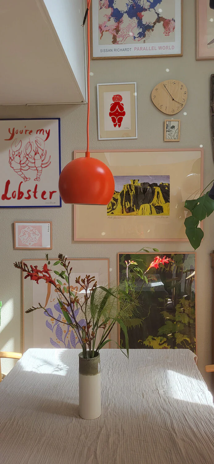 Frandsen  Limited Ball Pendel lampe, Ø18 - Peachy Powder