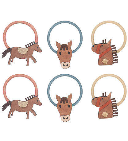 Mimi & Lula Haargummis - 6er-Pack - Mini Lucky Pony