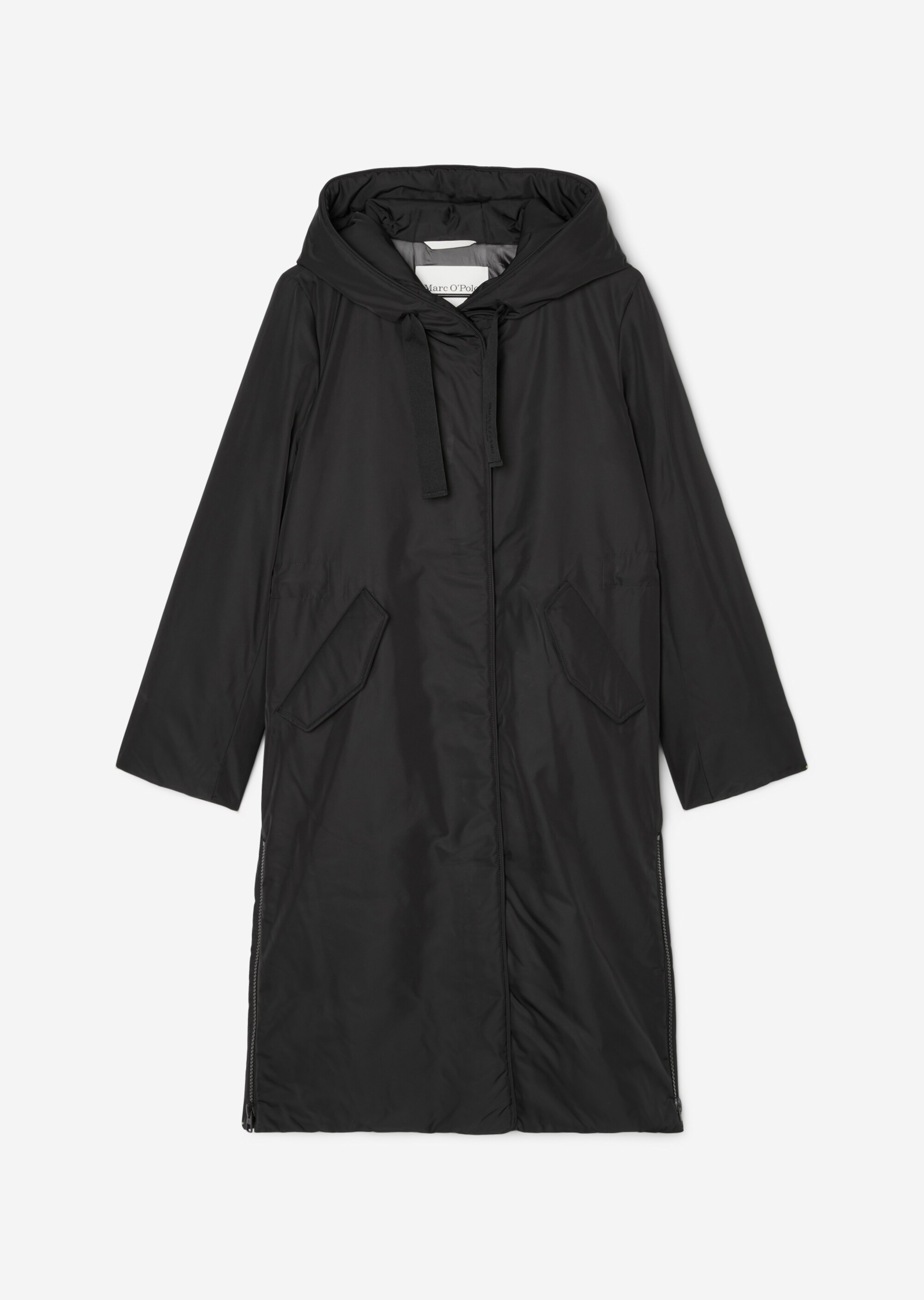 Wattierter Parka regularaus recyeltem Polyester-Twill WR