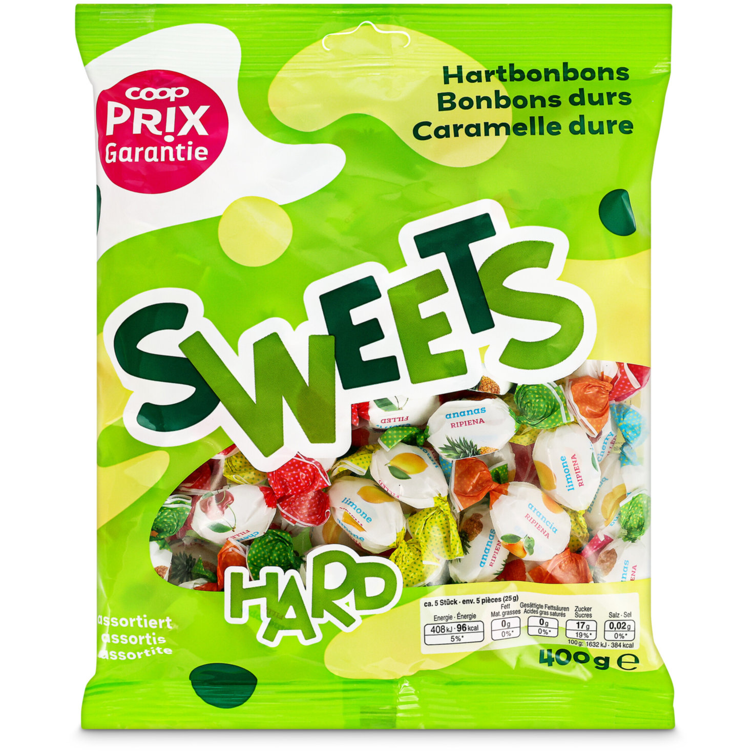 Prix Garantie Hartbonbons