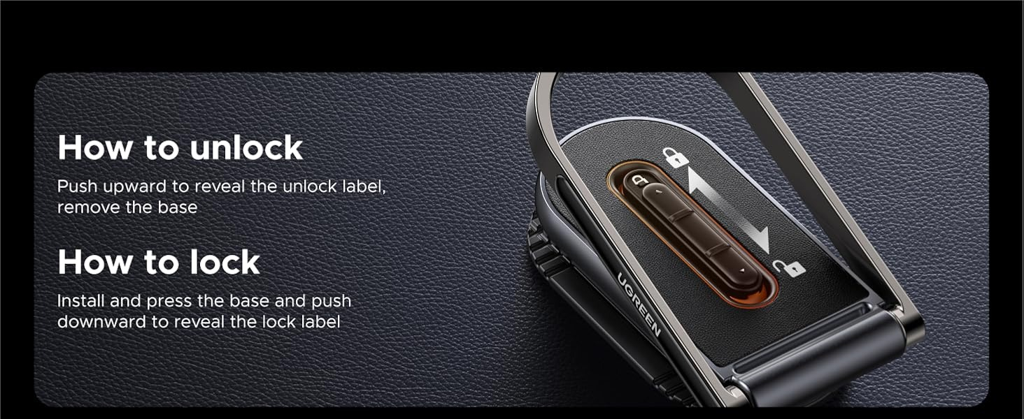 iPhone Smartphone MagSafe KFZ Auto-Halterung mit Neodym-Magneten (65186) - Schwarz