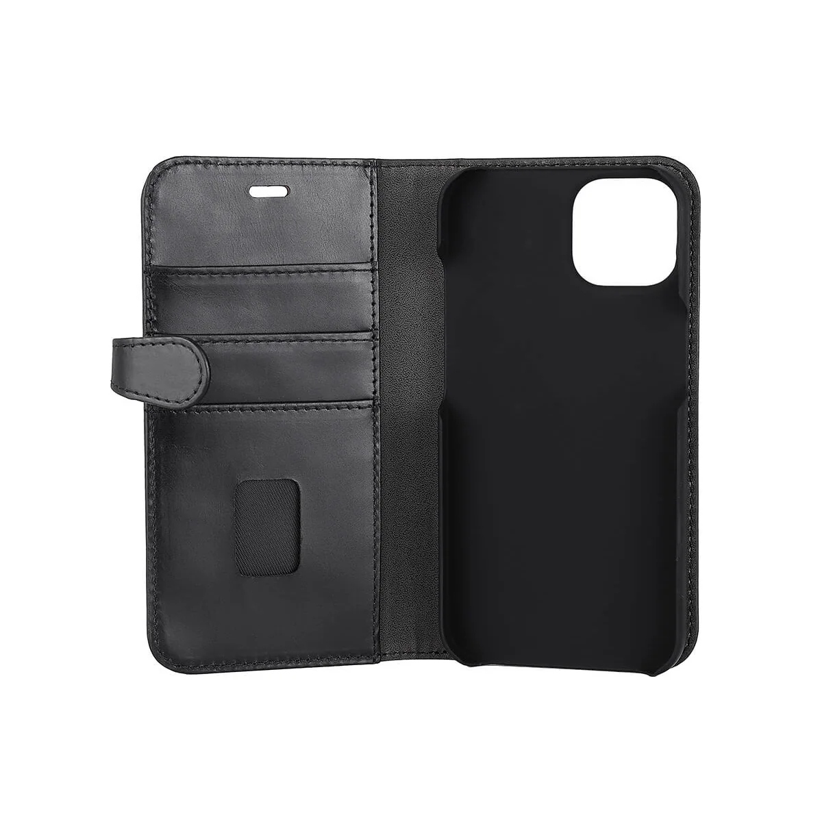 Buffalo 2in1 lommebokdeksel til iPhone 14 (sort)