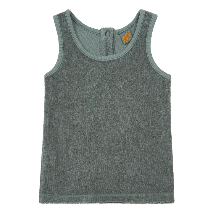 Numero 74 Top Coton Bio Billy | Bleu gris