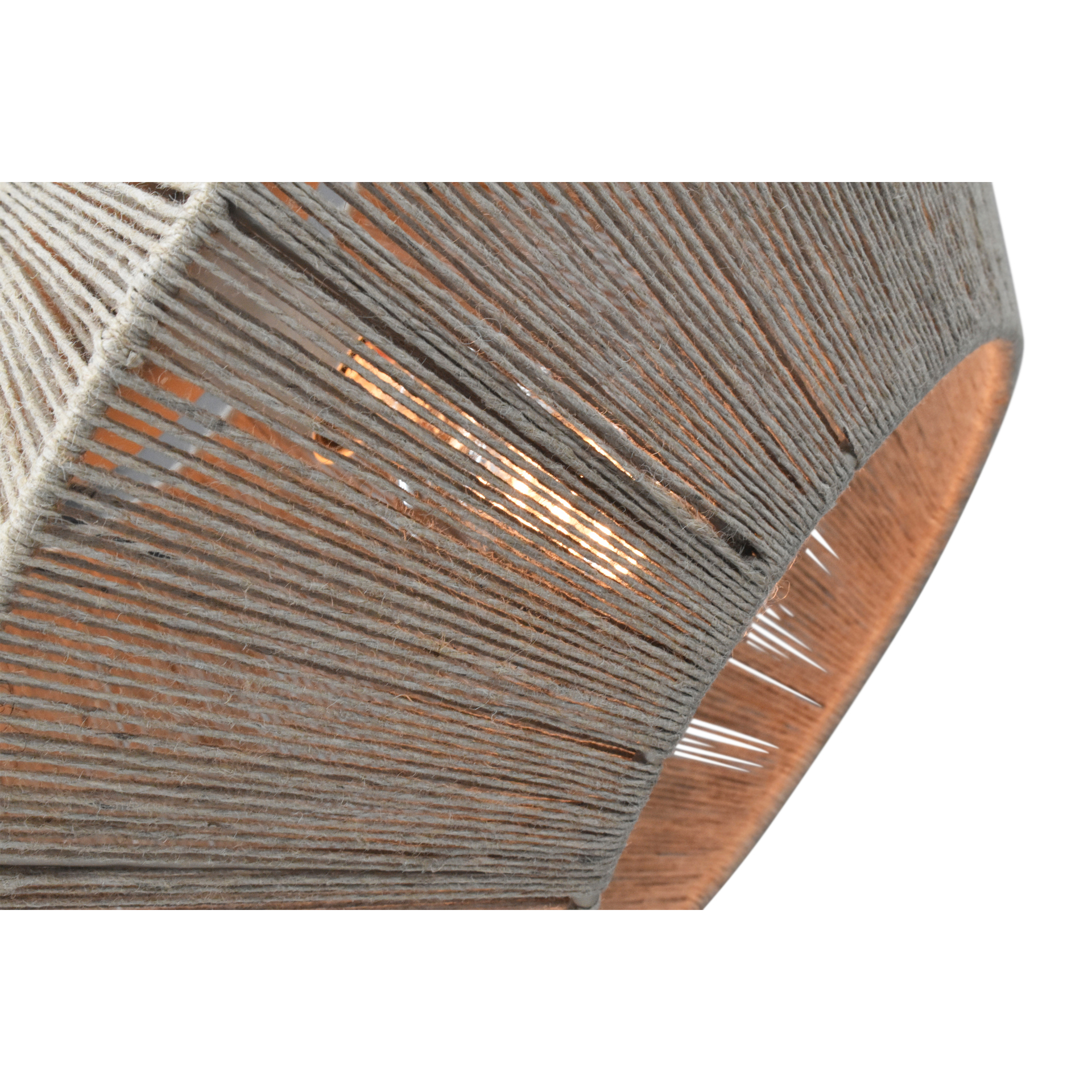 Wand / plafondlamp Owen naturel XL