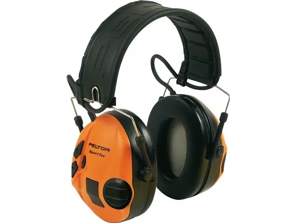 3M Peltor SportTac MT16H210F-478-GN - Hovedtelefoner - fuld størrelse - kablet - orange, olivengrøn