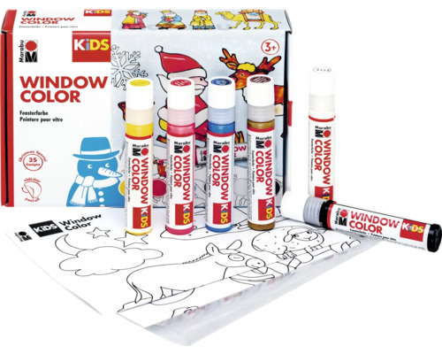 Marabu KiDS Raamverfset Kerst 6x25ml