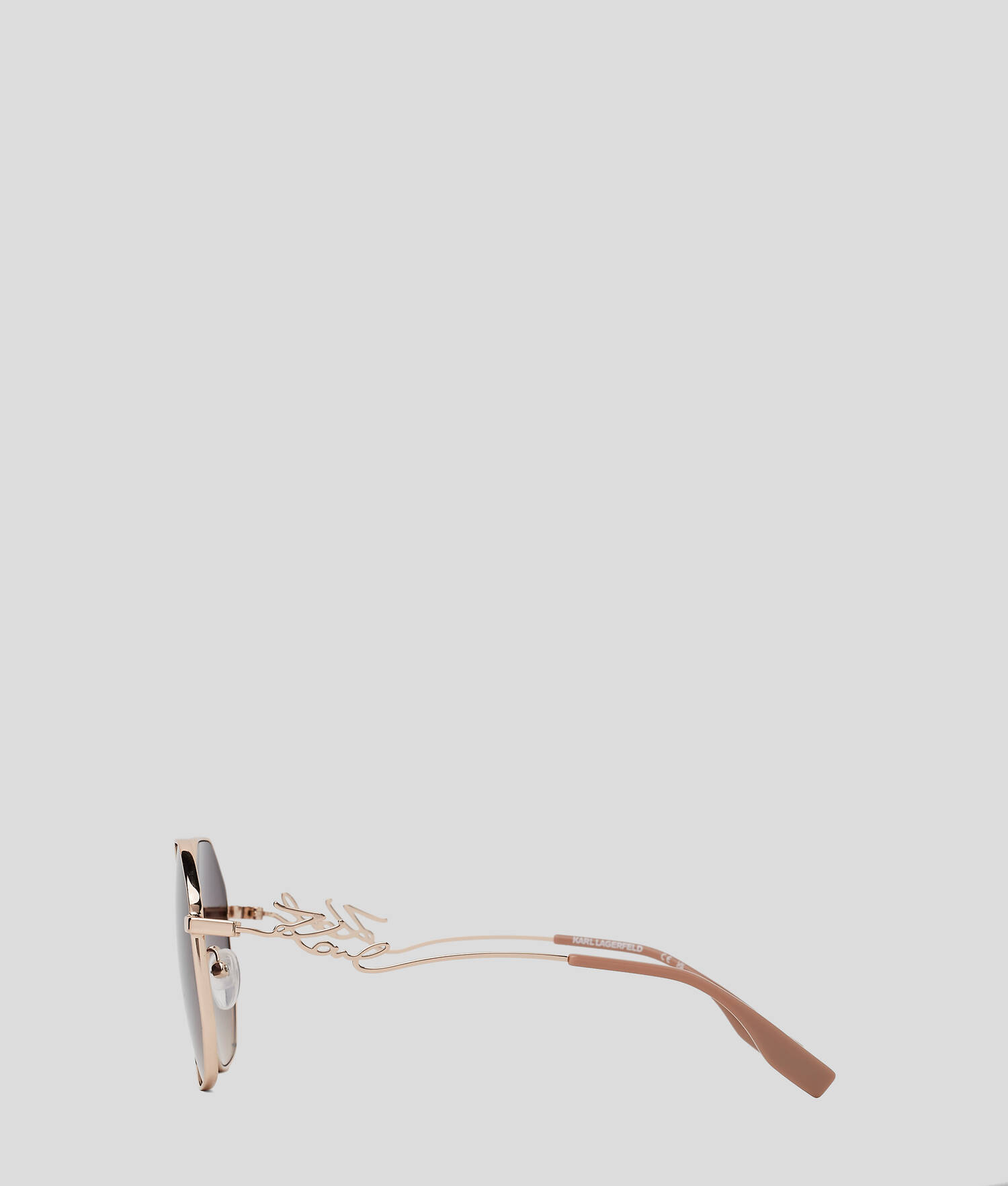 LUNETTES DE SOLEIL KARL SIGNATURE - Rose/Or