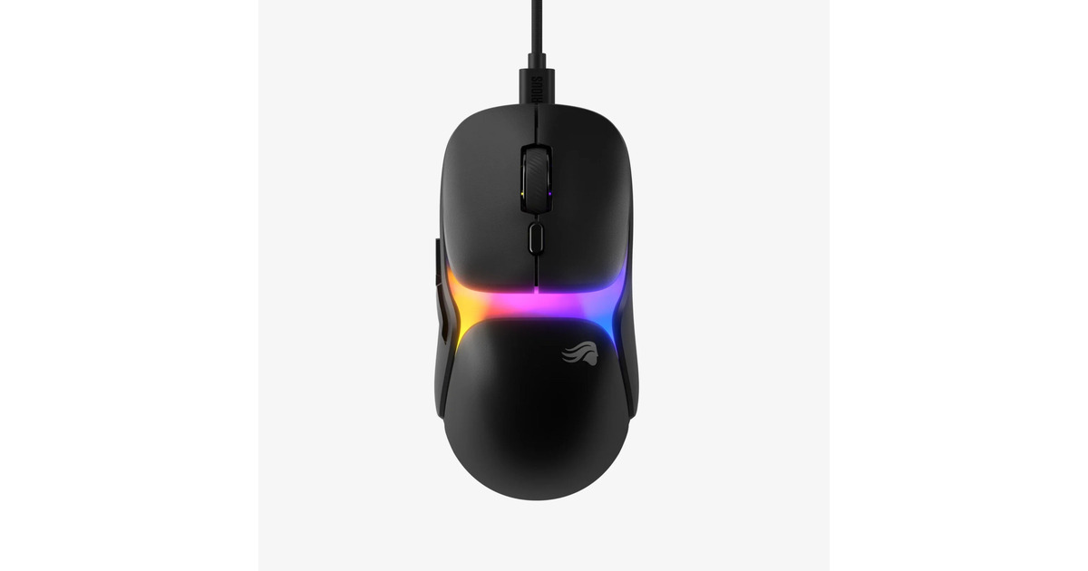 GloriousModel O 3 Wired gaming muis  (Zwart (mat), Tot 30.000 dpi, RGB)