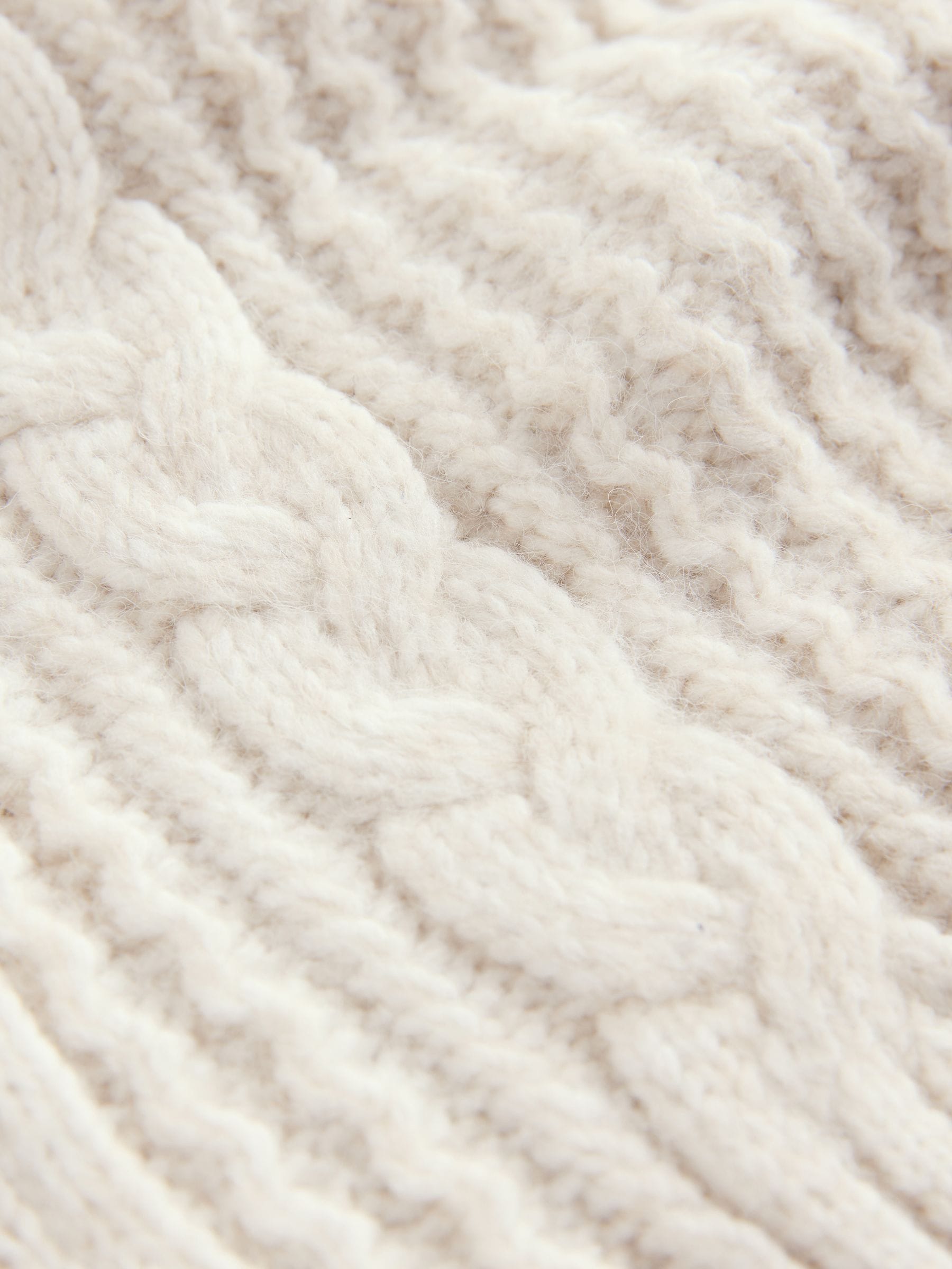 Crème - Vest met figuurtjes (3mnd-7jr)