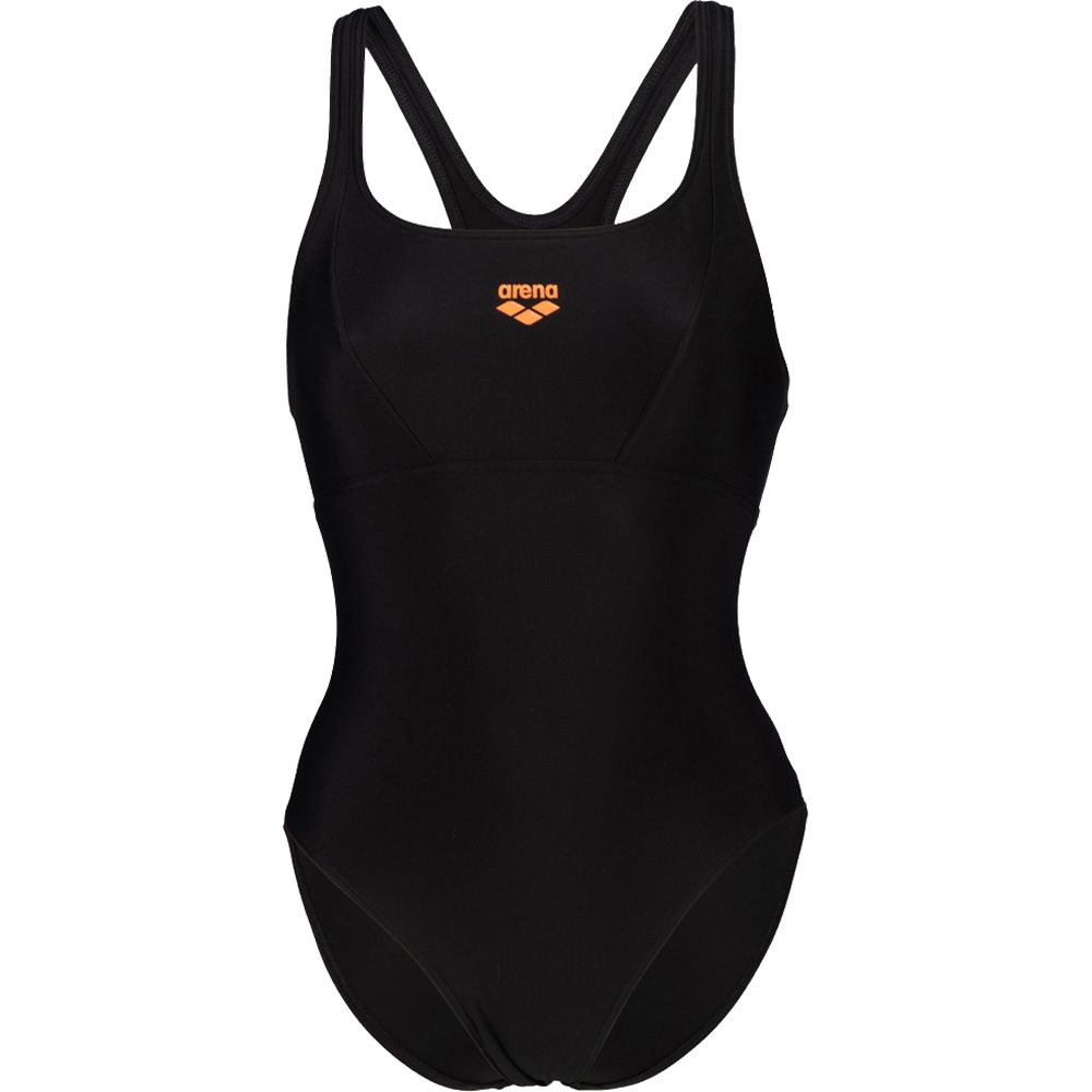 Arena Solid Control Pro Back Badeanzug Damen schwarz