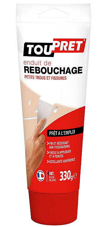 Enduit de rebouchage prêt à l'emploi Toupret 330g