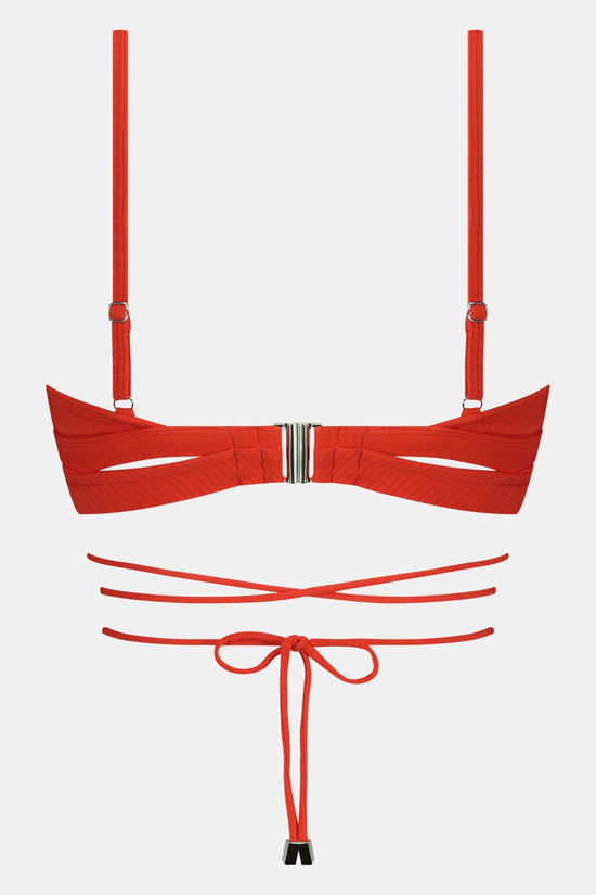 Beachlife Beachlife Fiery Red Padded Wired Bikini Top