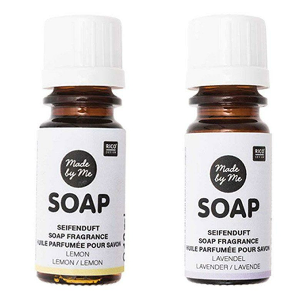 2 huiles parfumées 10 ml pour savon - citron, lavande