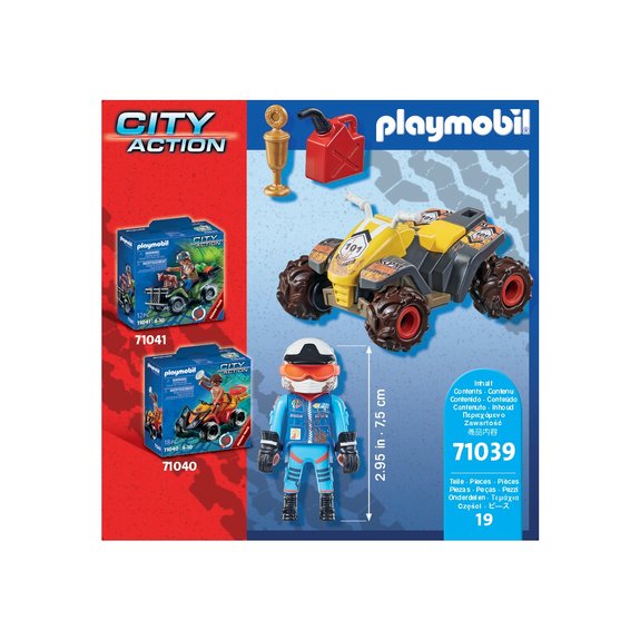 Pilote et quad Playmobil City Action 71039