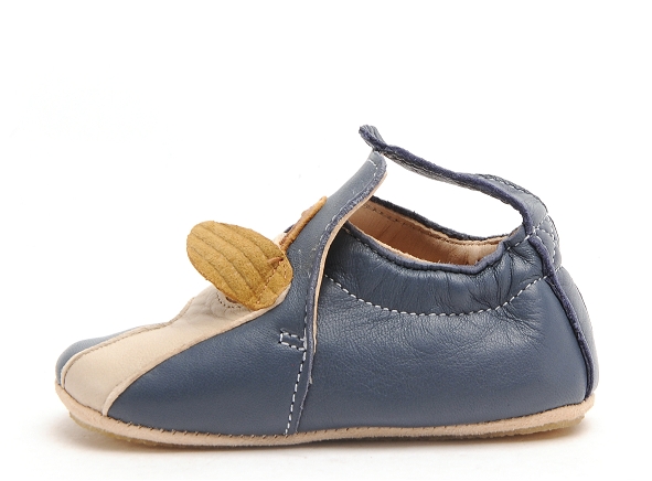 Easy peasy chaussons bebe my blublu chien oeil bleu