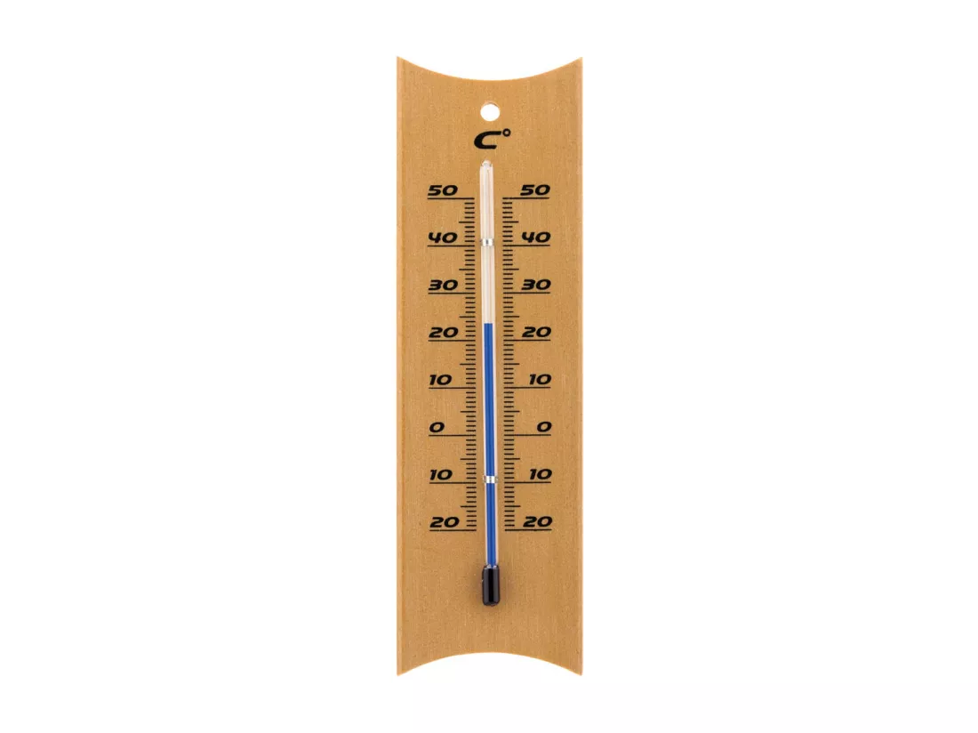 Thermomètre Marron classique à alcool - Blanc - Otio